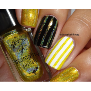 Лак для стемпинга Clear Jelly Stamper - Holo 02 "Proceed with Caution"