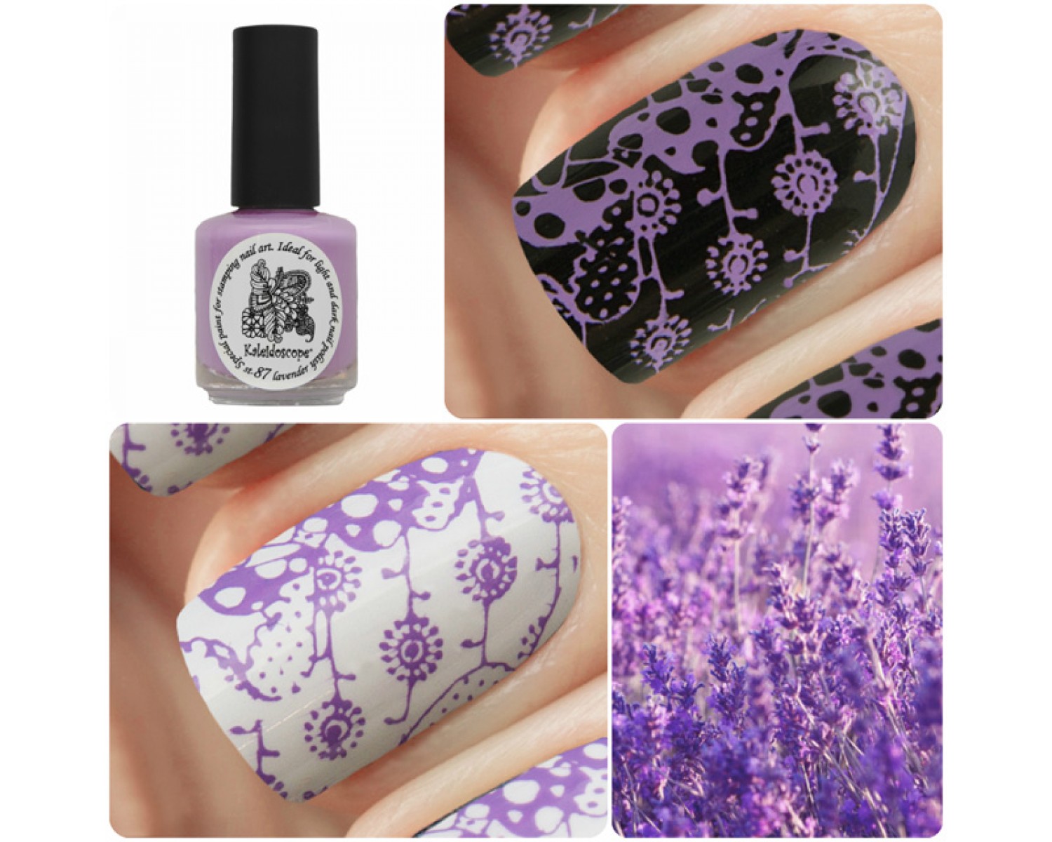 Лак для стемпинга Kaleidoscope - lavender