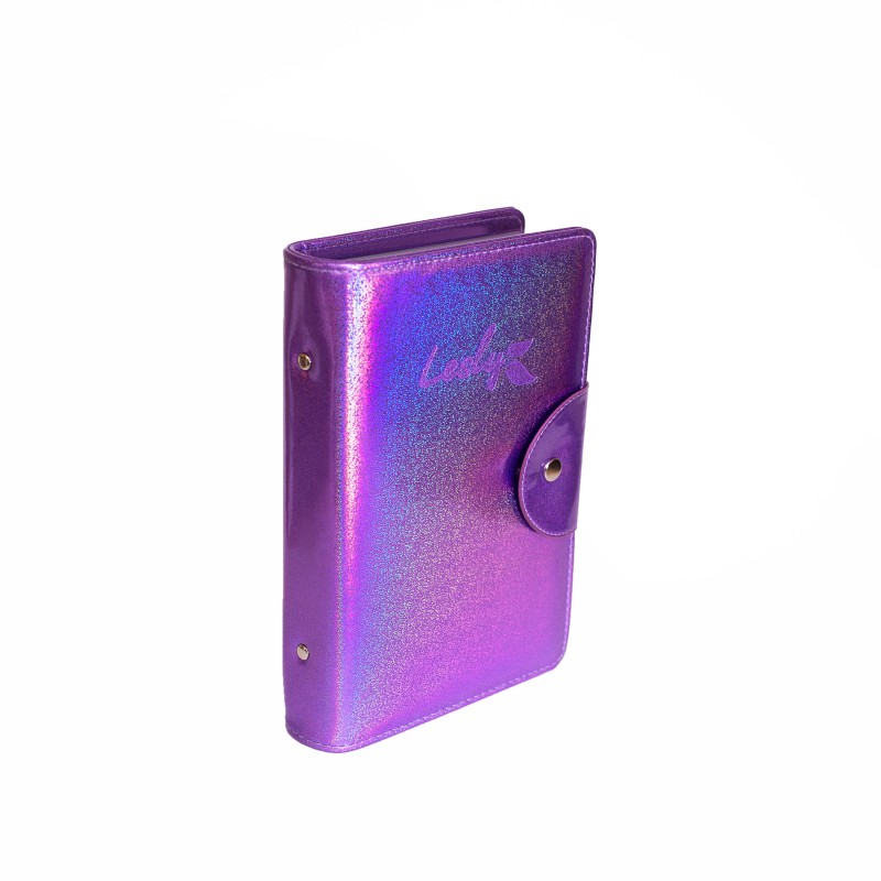 Универсальный органайзер Lesly для хранения пластин лазерный фиолетовый