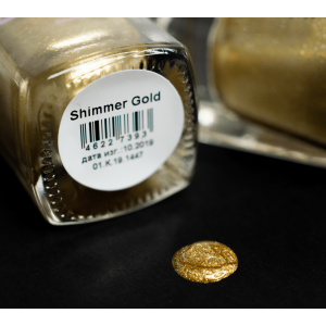 Лак для стемпинга Lesly - Shimmer Gold #4