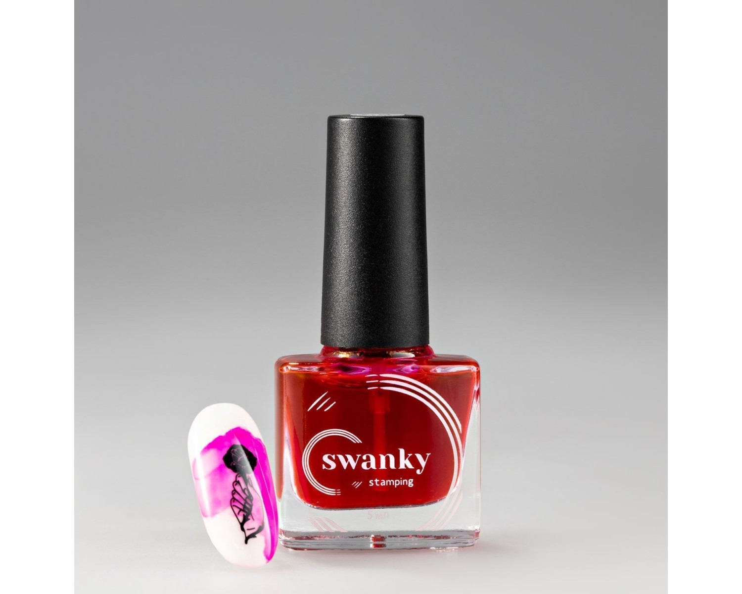 Акварельные краски Swanky Stamping, №6, розовый, 5 мл