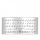 Пластина для стемпинга ТакиДа mini 03 Letter Collection