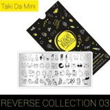 Пластина для стемпинга ТакиДа  mini 03 Reverse Collection